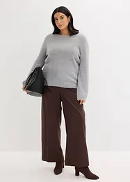 Zachte trui met wijde mouwen, bonprix