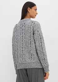 Grof gebreide trui met vlechtpatroon, bonprix