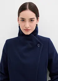 Lange jas in wollook, bonprix