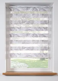 Duo rolgordijn met bladerprint, bonprix