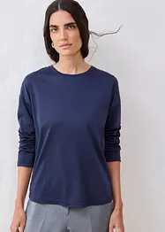 Longsleeve met zijde, bonprix