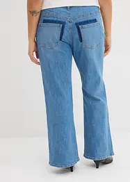 Flared jeans mid waist, bonprix