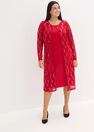 Jurk met kant (2-dlg. set), bonprix