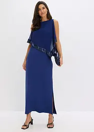 Jersey jurk met pailletten, bonprix