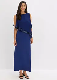 Jersey jurk met pailletten, bonprix