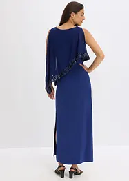 Jersey jurk met pailletten, bonprix