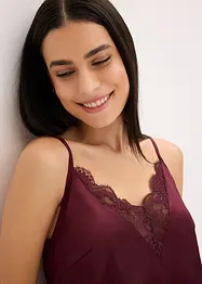 Slipdress met glanseffect, bonprix
