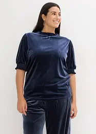 Shirt van zacht fluweel, bonprix