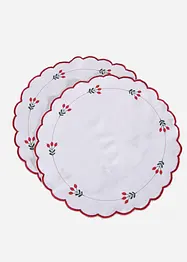 Placemats van biologisch katoen (set van 2), bonprix