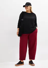 Barrel sweatpants van biologisch katoen, bonprix