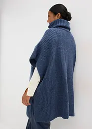 Poncho trui met wol, bonprix
