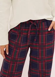 Pyjama met flanellen broek en cadeautasje, bonprix