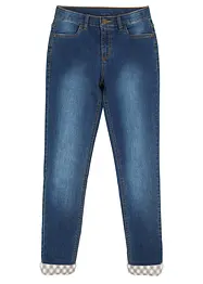 Meisjes thermojeans met flanellen voering, bonprix