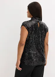 Top met pailletten, bonprix