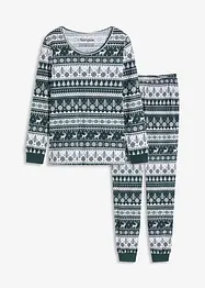 Pyjama van biologisch katoen, bonprix