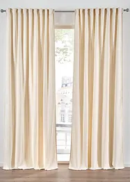 Ondoorzichtig gordijn van zacht chenille (1 stuk), bonprix