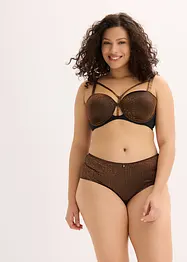 Balconette bh van glanzend materiaal, bonprix