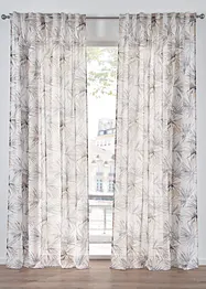 Transparant gordijn met print (1 stuk), bonprix