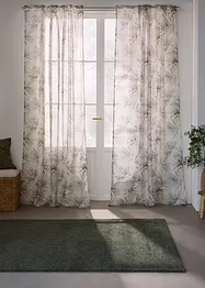 Transparant gordijn met print (1 stuk), bonprix