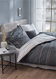 Dubbelzijdig dekbedovertrek met strepen, bonprix
