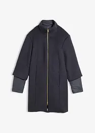 Wollen jas met binnenjas van dons (2-dlg. set), bonprix