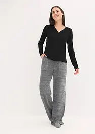 Pyjamabroek van zacht chenille, bonprix