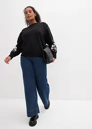 Sweater in een katoenmix, bonprix