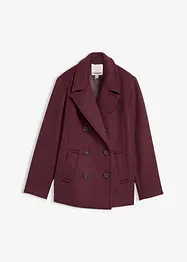 Peacoat in een wolmix, bonprix