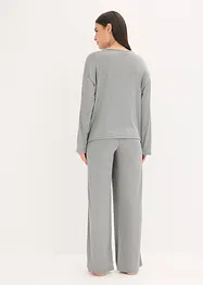 Pyjama van zachte pointelle jersey, bonprix