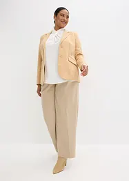 Getailleerde blazer van katoen-jersey, bonprix