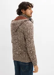 Grof gebreide hoodie met katoen, bonprix