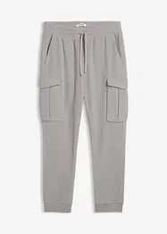 Cargo broek van fleece, regular fit, bonprix