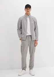 Cargo broek van fleece, regular fit, bonprix