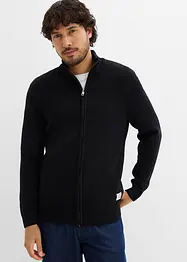 Vest met opstaande kraag en gerecycled katoen, bonprix