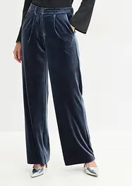 Broek van zacht fluweel, bonprix
