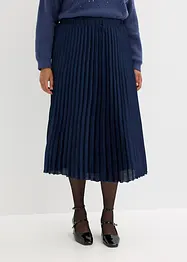 Plissé rok van fijn satijn, bonprix