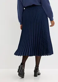 Plissé rok van fijn satijn, bonprix