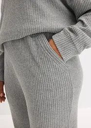 Loungewear huispak van soepele ribstof, oversized, bonprix