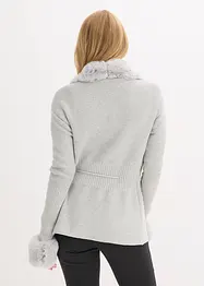 Vest met imitatiebont, bonprix