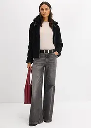 Imitatie bontjas van teddy fleece, bonprix