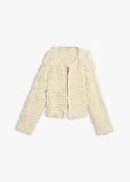 Vest in curly imitatiebont, bonprix