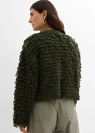 Vest in curly imitatiebont, bonprix