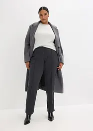 Jersey broek met biezen, bonprix