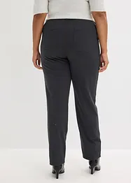 Jersey broek met biezen, bonprix