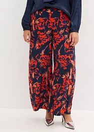 Palazzo broek van lichte viscose-crêpe, bonprix