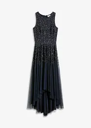 High-low jurk met paillettenborduursel, bonprix