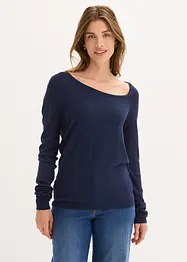 Trui van soepelvallende viscose, bonprix