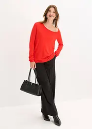 Trui van soepelvallende viscose, bonprix