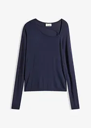 Trui van soepelvallende viscose, bonprix