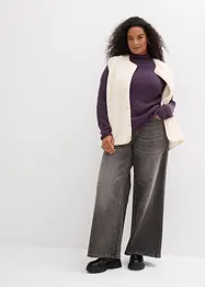 Fijngebreide trui van biologisch katoen, bonprix